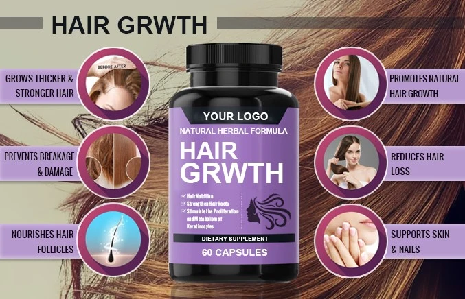 Hair growth capsules